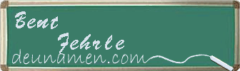 Bent Fehrle Visitenkarte